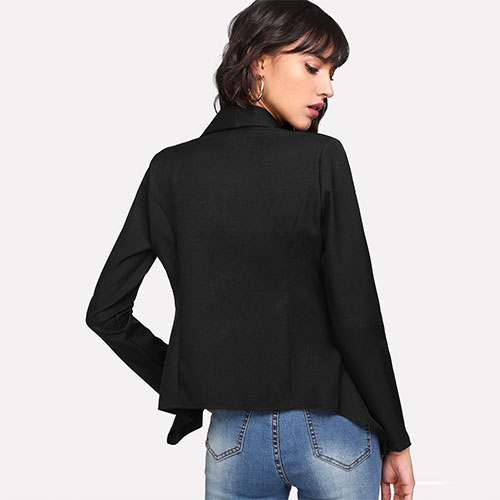 2018 Hot Shawl Collar Open Front Blazer